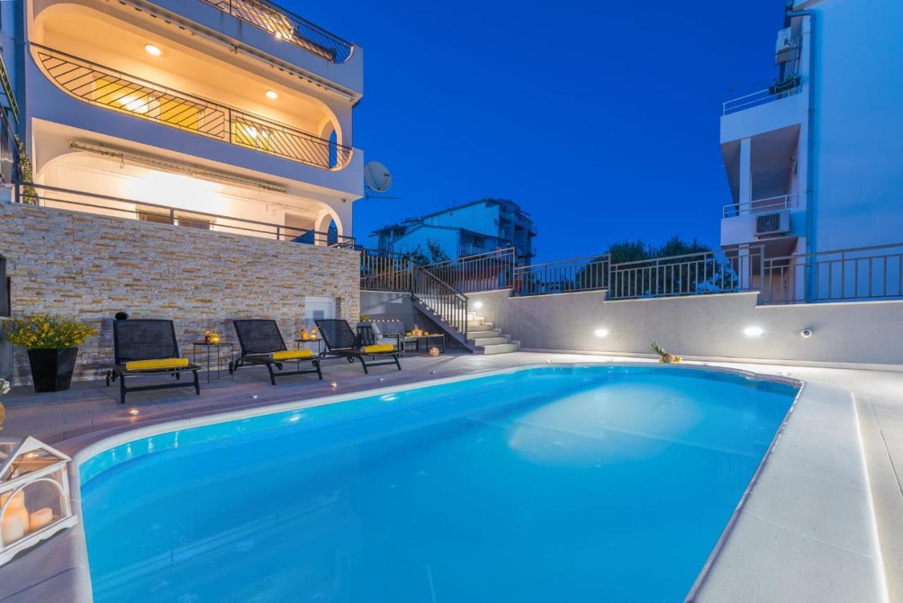 Villa Seaview With Pool - Apartment Yellow Trogir Exterior foto